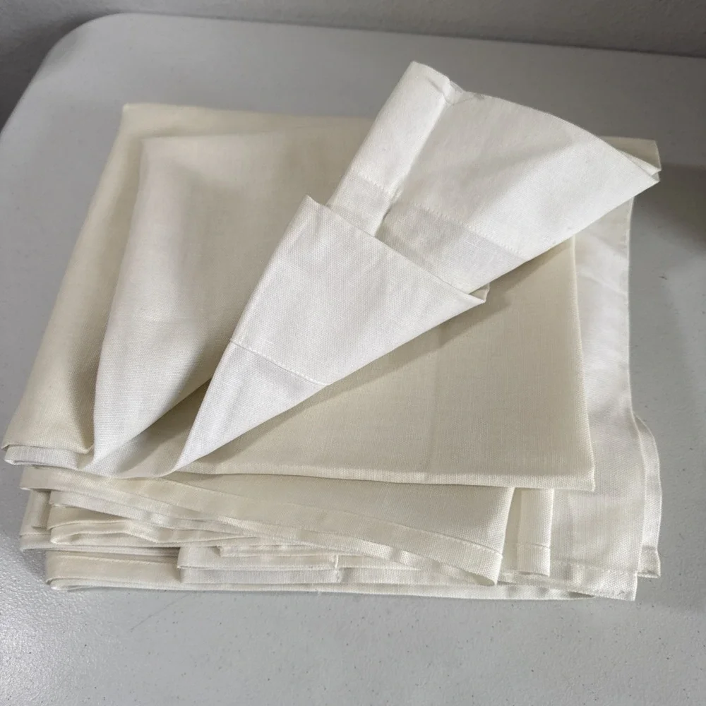 Pottery Barn Kids Curtain Panels‎ 96x44 Natural Rod Pocket Unlined Classic Set 2